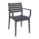 Σετ Τραπεζαρίας 9Τμχ Vegas Artemis Dark Grey 100X180/220Χ75Εκ. Σετ Τραπεζαρίας 9Τμχ Vegas Artemis Dark Grey 100X180/220Χ75Εκ.