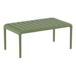 Paris Olive Green Τραπεζι 90X50X40Εκ. Πολ/Νιου