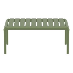 Paris Olive Green Τραπεζι 90X50X40Εκ. Πολ/Νιου