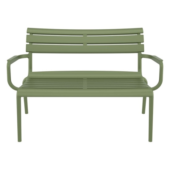 Paris Καναπεσ Olive Green 116X70X75Εκ. Πολ/Νιου