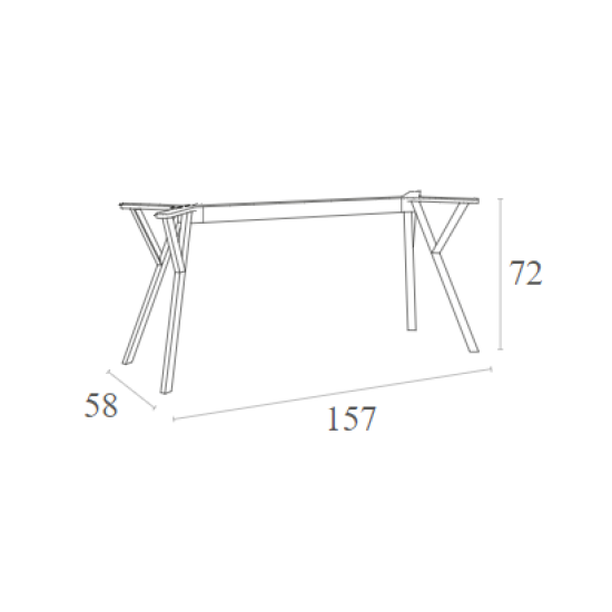 Max Βαση Black Xl 157X58X72Εκ. Πολ/Νιου