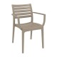 Σετ Τραπεζαρίας 7Τμχ Vegas Artemis Taupe 100X180/220Χ75Εκ. Σετ Τραπεζαρίας 7Τμχ Vegas Artemis Taupe 100X180/220Χ75Εκ.