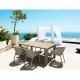 Σετ Τραπεζαρίας 7Τμχ Vegas Sky Pro Taupe 100X180/220Χ75Εκ. Σετ Τραπεζαρίας 7Τμχ Vegas Sky Pro Taupe 100X180/220Χ75Εκ.