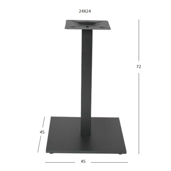 Flat Promo 45Χ45Χ72Εκ. Βαση Μεταλλικη Με Ρεγ/Ρουσ Flat Promo 45Χ45Χ72Εκ. Βαση Μεταλλικη Με Ρεγ/Ρουσ